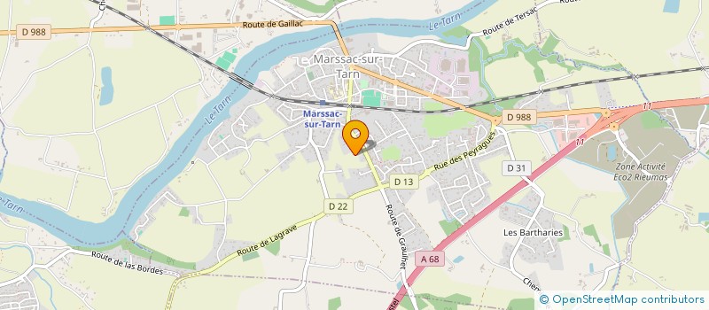 localisation de l'entreprise MADAME CECILE BOUYSSIE à MARSSAC-SUR-TARN