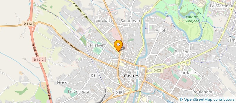 localisation de l'entreprise MADAME CECILE BRAIDO à CASTRES