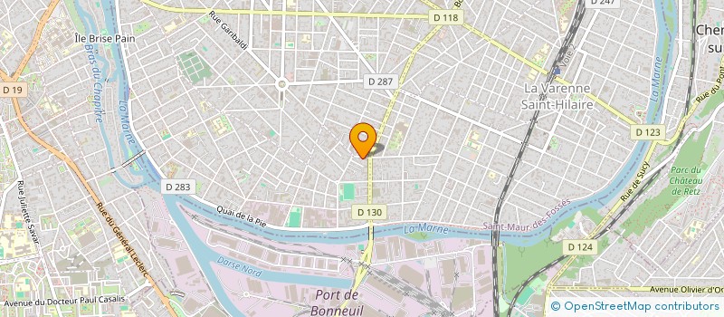 localisation de l'entreprise MADAME CECILE BREDEVILLE à SAINT-MAUR-DES-FOSSES