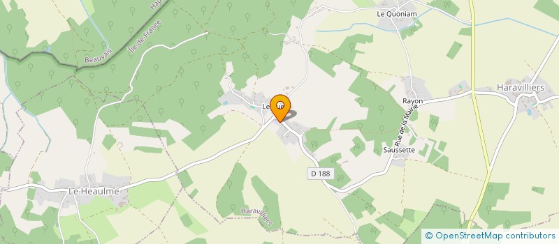 localisation de l'entreprise MADAME CECILE BRESSON-PALEY  HARAVILLIERS