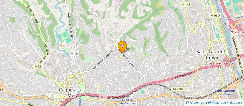 localisation de l'entreprise MADAME CECILE BREUGGHE à CAGNES-SUR-MER