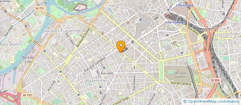 localisation de l'entreprise MADAME CECILE BREVART à LILLE