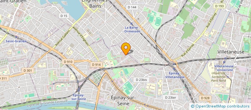 localisation de l'entreprise MADAME CECILE BRIAND à EPINAY-SUR-SEINE