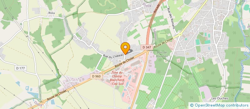 localisation de l'entreprise MADAME CECILE BRILLANCEAU  DISTRE