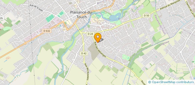 localisation de l'entreprise MADAME CECILE BRIQUET  PLAISANCE-DU-TOUCH