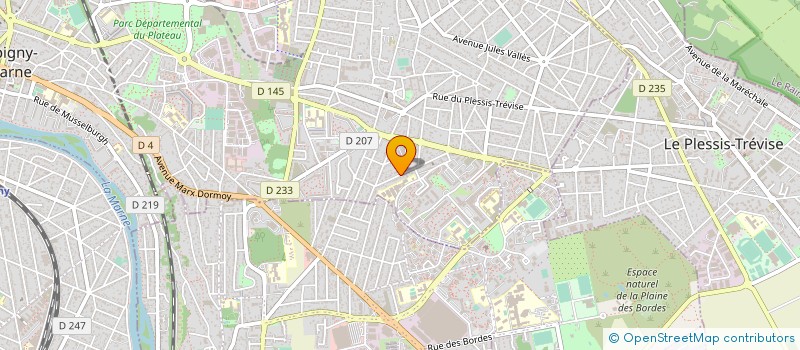 localisation de l'entreprise MADAME CECILE BROSSE à CHAMPIGNY-SUR-MARNE