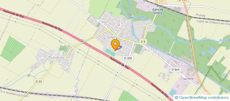 localisation de l'entreprise MADAME CECILE BRUN  SILLERY