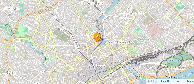 localisation de l'entreprise MADAME CECILE BRUNEAU à NANTES