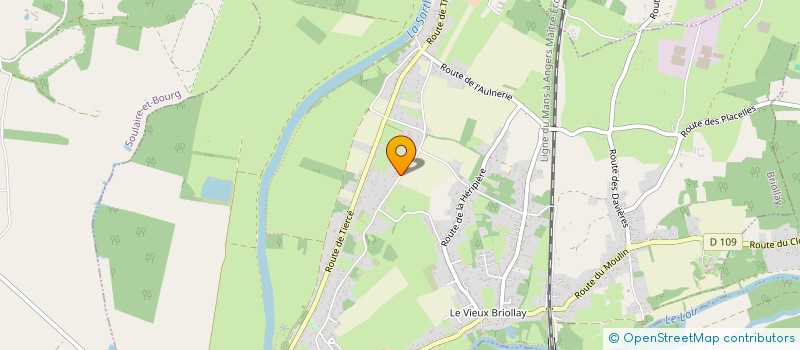 localisation de l'entreprise MADAME CECILE BRUNEAU  BRIOLLAY