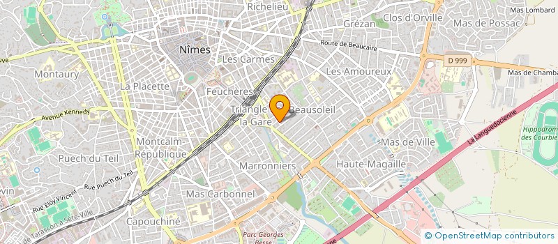 localisation de l'entreprise MADAME CECILE BRUSSELLE  NIMES