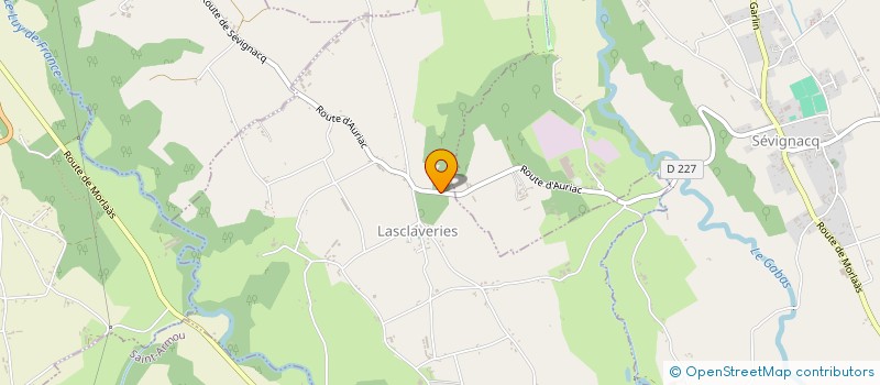 localisation de l'entreprise MADAME CECILE BRUYERES INZA  LASCLAVERIES