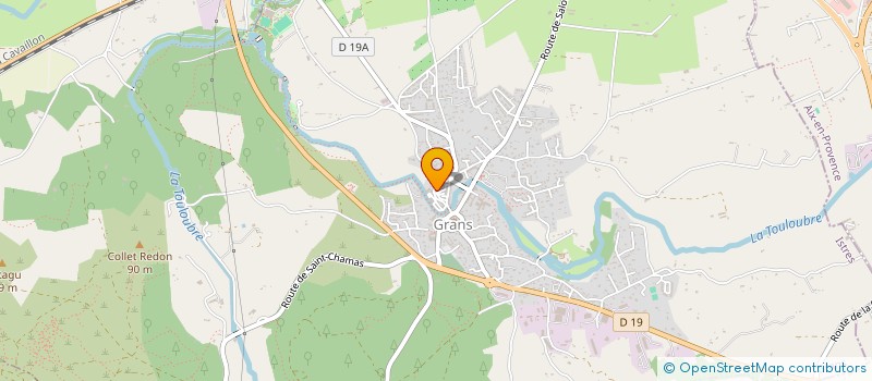 localisation de l'entreprise MADAME CECILE BUCCHINI  GRANS