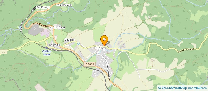 localisation de l'entreprise MADAME CECILE BUFFEREAU  CLELLES