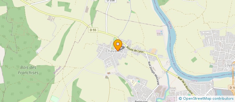 localisation de l'entreprise MADAME CECILE BUFFET  CHAVANOZ