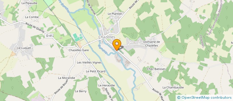 localisation de l'entreprise MADAME CECILE BUISSON à CHAZELLES
