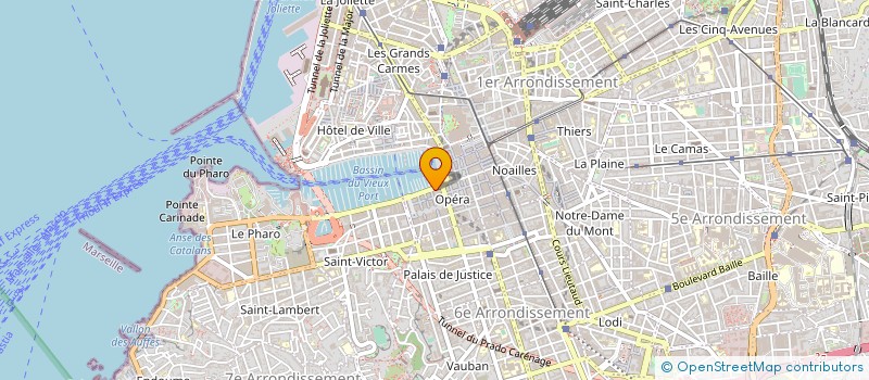 localisation de l'entreprise MADAME CECILE BUZANCAIS à MARSEILLE