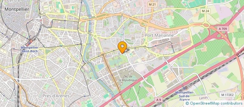 localisation de l'entreprise MADAME CECILE CABROL à MONTPELLIER