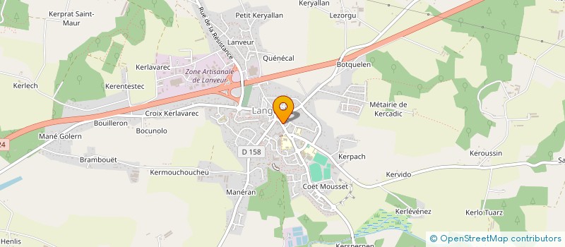 localisation de l'entreprise MADAME CECILE CADET  INZINZAC-LOCHRIST