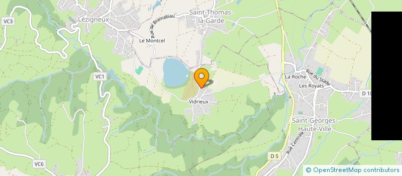 localisation de l'entreprise MADAME CECILE CADIOU  LEZIGNEUX