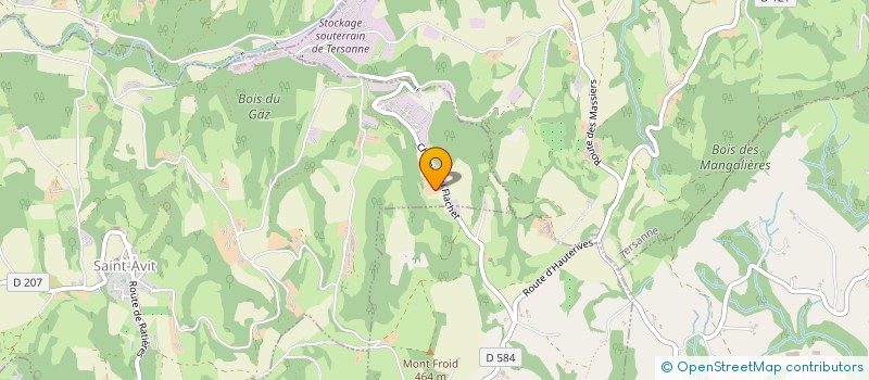 localisation de l'entreprise MADAME CECILE CAILLET  SAINT-AVIT