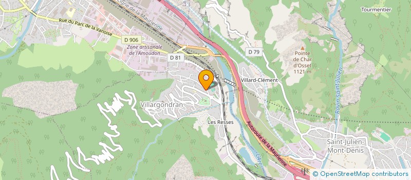 localisation de l'entreprise MADAME CECILE CAILLON  VILLARGONDRAN