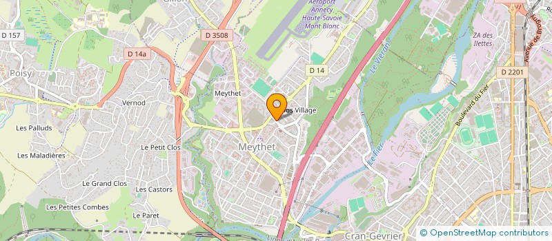 localisation de l'entreprise MADAME CECILE CALINON à ANNECY