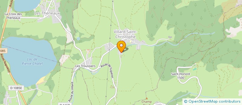 localisation de l'entreprise MADAME CECILE CALIXTE  VILLARD-SAINT-CHRISTOPHE