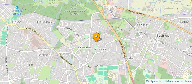 localisation de l'entreprise MADAME CECILE CALVET  LE HAILLAN