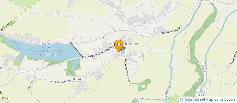 localisation de l'entreprise MADAME CECILE CAMPELLO  POUCHARRAMET