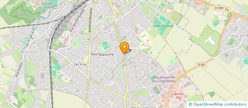 localisation de l'entreprise MADAME CECILE CAMUS à ARRAS