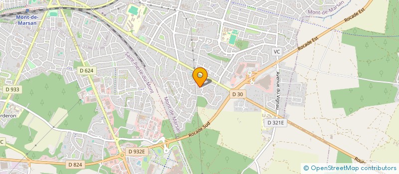 localisation de l'entreprise MADAME CECILE CANDAU  MONT-DE-MARSAN