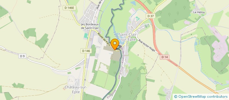 localisation de l'entreprise MADAME CECILE CANONGE  CHATEAU-SUR-EPTE