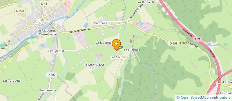 localisation de l'entreprise MADAME CECILE CANTELOUP  CHOUVIGNY