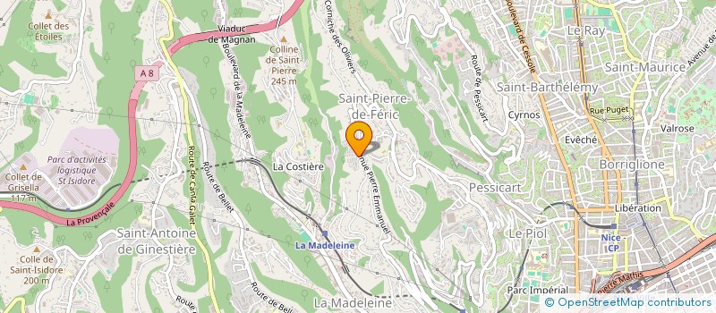 localisation de l'entreprise MADAME CECILE CAPDEBARTHES  NICE