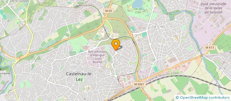 localisation de l'entreprise MADAME CECILE CARAVIELHE à CASTELNAU-LE-LEZ