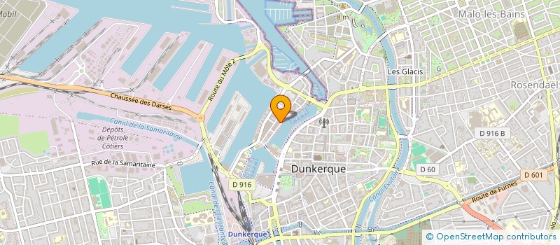 localisation de l'entreprise MADAME CECILE CARON à DUNKERQUE