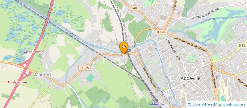 localisation de l'entreprise MADAME CECILE CARPENTIER à ABBEVILLE