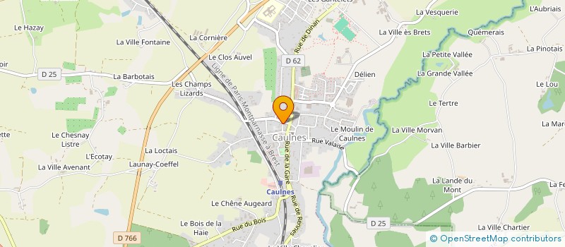 localisation de l'entreprise MADAME CECILE CARREAU  CAULNES