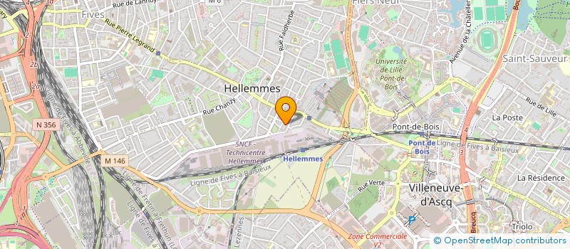 localisation de l'entreprise MADAME CECILE CARRILLON à LILLE