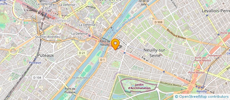 localisation de l'entreprise MADAME CECILE CARRU à NEUILLY-SUR-SEINE