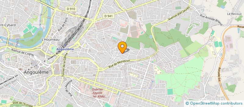 localisation de l'entreprise MADAME CECILE CARTEREAU à ANGOULEME