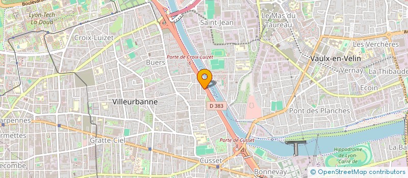 localisation de l'entreprise MADAME CECILE CARTIER  VILLEURBANNE