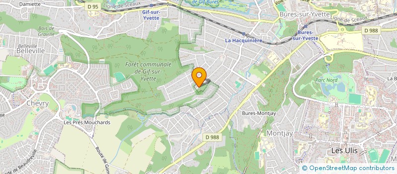localisation de l'entreprise MADAME CECILE CASTAIGNET à BURES-SUR-YVETTE