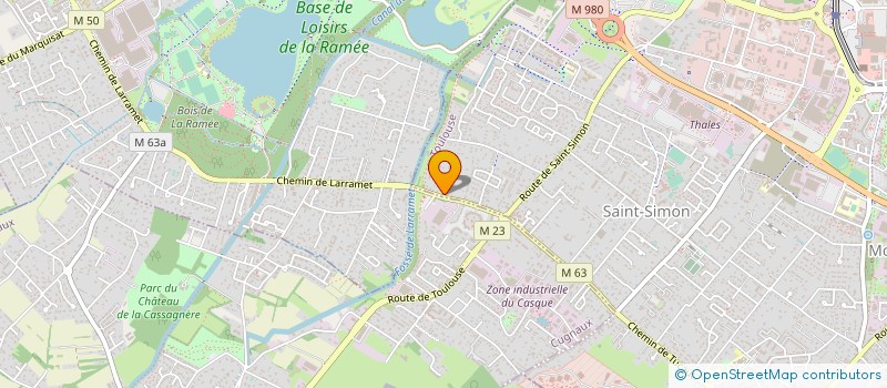 localisation de l'entreprise MADAME CECILE CASTAN  TOULOUSE