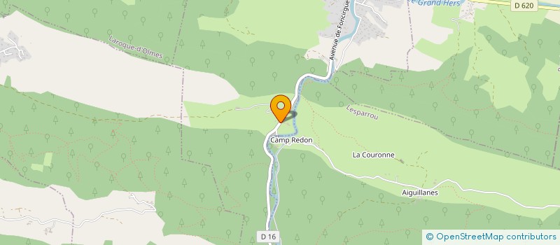 localisation de l'entreprise MADAME CECILE CATHALA à LA BASTIDE-SUR-L'HERS