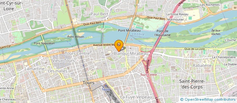 localisation de l'entreprise MADAME CECILE CATHELIN  TOURS