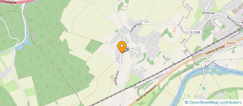 localisation de l'entreprise MADAME CECILE CATHENOZ  MALANGE