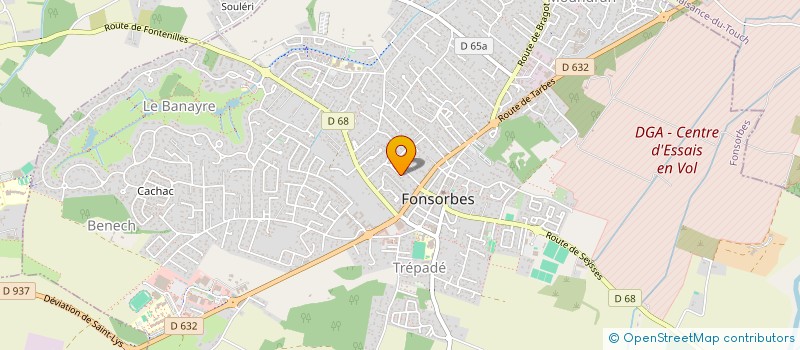 localisation de l'entreprise MADAME CECILE CAYROU  FONSORBES