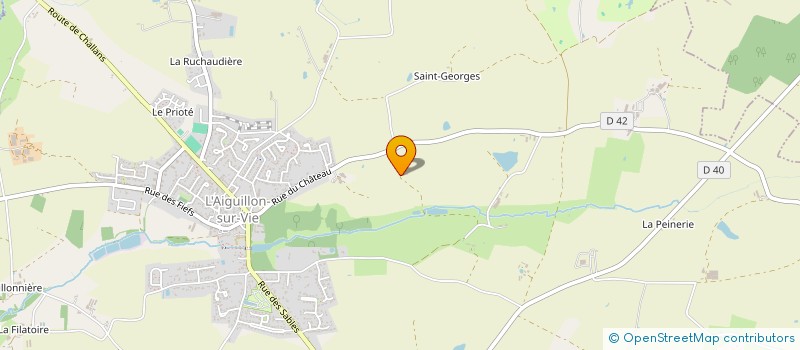 localisation de l'entreprise MADAME CECILE CAZENEUVE à LANDEVIEILLE