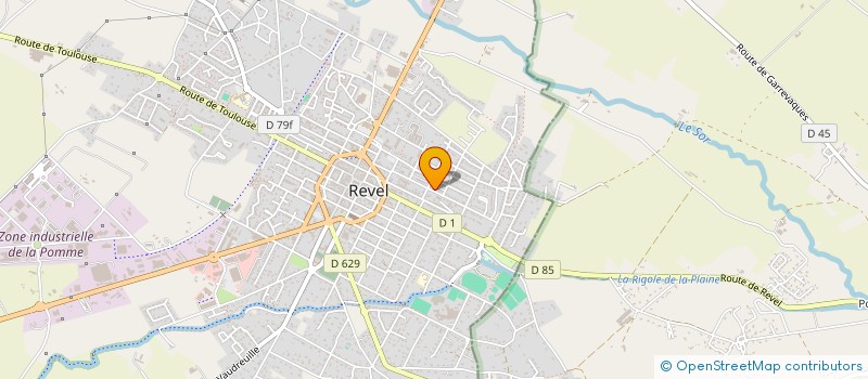 localisation de l'entreprise MADAME CECILE CEDAS  REVEL